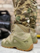 Тактичні чоловічі військові черевики зносостійкі койот LOWA Waterproof розмір 42 - зображення 4