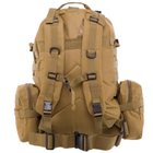 Рюкзак тактический, штурмовой военный с подсумками RECORD TY-7100 45л Хаки - изображение 4