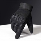 Перчатки тактические Primo Carbon полнопалые, сенсорные, размер L - Black Primo черный - изображение 5