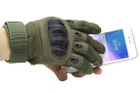 Перчатки тактические Primo Carbon полнопалые, сенсорные, размер L - Army Green Primo зеленый|оливковый - изображение 3