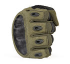 Перчатки тактические Primo Carbon полнопалые, сенсорные, размер L - Army Green Primo зеленый|оливковый - изображение 5