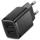 Мережевий зарядний пристрій Baseus Compact 10,5W (2 USB) (black)