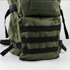 Военный тактический рюкзак 40 литров мужской водоотталкивающий Хаки - изображение 3