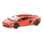 Автомодель легковая LAMBORGHINI AVENTADOR LP 700-4 5'' Kinsmart KT5355W инерционная, масштаб 1:38 Оранжевый