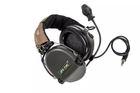 Навушники активні з комунікатором Z-Tactical Headset Sordin Olive - зображення 4