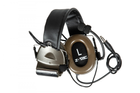 Навушники активні з комунікатором Z-Tactical Comtac II Version 6.0 Headset Olive - изображение 3