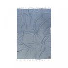 Плед накидка Barine Wool Basket indigo синий 120*175 (2000022200868)