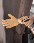 Перчатки тактические с пальцами ВСУ (ЗСУ) XL 7238 койот TR_839 - изображение 4