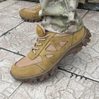 Кросівки чоловічі тактичні сітка ЗСУ (ЗСУ) 7101 40 р 26 см коричневі TR_1379 - зображення 1