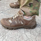 Кросівки чоловічі тактичні ЗСУ 7515 42 р 27,5 см коричневі TR_1848 - зображення 5
