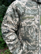Куртка-бушлат военная мужская тактическая ВСУ (ЗСУ) Пиксель 8740 52 размер TR_3959 - изображение 6