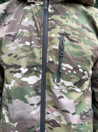 Куртка мужская тактическая на флисе Мультикам Турция ВСУ (ЗСУ) XL 8663 2 хаки TR_2988 - изображение 3