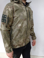 Куртка мужская тактическая Мультикам Accord Турция Софтшел Soft-Shell ВСУ (ЗСУ) XXL 8718 хаки TR_2988 - изображение 2