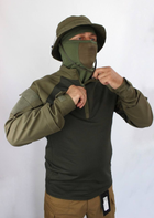Рубашка мужская военная тактическая с липучками ВСУ (ЗСУ) Ubaks Убакс 20221853 8084 L 50 размер хаки TR_1343 - изображение 4