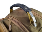 Рюкзак военный LeRoy Tactical цвет - вrown 36л (USB + 3.5) - изображение 6