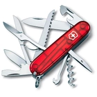 Нож Victorinox Huntsman Transparent Red (1.3713.T) [68262] - изображение 1