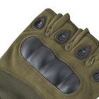 Тактические Перчатки беспалые олива размер XL - изображение 6