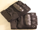Перчатки без пальцев для велосипедиста, штурмовые тактические Oakley Беспалые Размер L Черные (KG-1048) - изображение 7