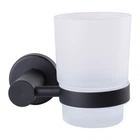 Стакан для зубных щеток подвесной GLOBUS LUX BS8409 черный стекло 000021201