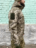 Військова куртка тактична утеплена Софт Шелл Піксель (Єврозима) 52-54(XL-XXL) - зображення 3