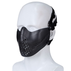 Маска FAST-адаптация [PILOT] Black/2 виды крепления: на шлем и на голову (для Airsoft, Страйкбол) - изображение 3