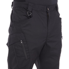 Качественные мужские тактические штаны брюки с карманами для города военные летние ZEPMA Черные (5709) XL - изображение 2