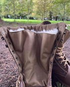 Берці зимові черевики тактичні чоловічі, туфлі тактичні чоловічі берці зимові, натуральна шкіра, розмір 40, Bounce ar. BЕ-ВА-1040, колір коричневий - зображення 3
