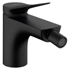 Cмеситель для гигиенического душа HANSGROHE Vivenis на биде однорычажный черный латунь с донным клапаном 75200670