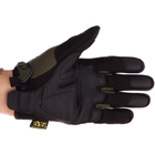 Тактические перчатки с усиленым протектором , военные перчатки, перчатки многоцелевые Размер L Оливковые BC-4923 - изображение 4