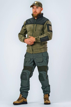 Военная тактическая кофта флисовая Soldier цвет олива 60 размер - изображение 3