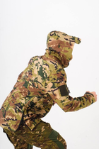 Військова тактична куртка SoftShell SQUAD ЗСУ Камуфляж мультикам 56 розмір - зображення 3
