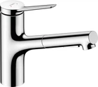 Смеситель-кран кухонный HANSGROHE Zesis 74803000 с выдвижным изливом 2 режима