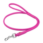 Повідець для собак шкіряний WAUDOG Glamour круглий, XS, Д 4 мм, Дл 122 см (4820152568632)