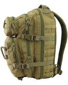Рюкзак тактичний KOMBAT UK Hex-Stop Small Molle Assault Pack, койот, 28л - изображение 3