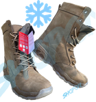Берці зимові черевики тактичні чоловічі, туфлі тактичні чоловічі берці зимові, натуральна шкіра, розмір 41, Bounce ar. MO-TW-1241, колір койот - зображення 1