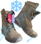 Берці зимові черевики тактичні чоловічі, туфлі тактичні чоловічі берці зимові, натуральна шкіра, розмір 42, Bounce ar. MO-TW-1242, колір койот - зображення 1