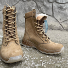 Берці зимові черевики тактичні чоловічі, туфлі тактичні чоловічі берці зимові, натуральна шкіра, розмір 40, Bounce ar. MO-TH-1440, колір койот - зображення 4