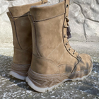 Берці зимові черевики тактичні чоловічі, туфлі тактичні чоловічі берці зимові, натуральна шкіра, розмір 45, Bounce ar. MO-TW-1245, колір койот - зображення 5