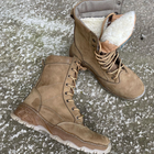 Берці зимові черевики тактичні чоловічі, туфлі тактичні чоловічі берці зимові, натуральна шкіра, розмір 43, Bounce ar. MO-TH-1443, колір койот - зображення 7