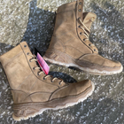 Берці зимові черевики тактичні чоловічі, туфлі тактичні чоловічі берці зимові, натуральна шкіра, розмір 45, Bounce ar. MO-TW-1245, колір койот - зображення 6