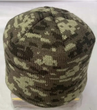 Мужская шапка зимняя, утепленная на флисе, камуфляжная пиксель - изображение 2