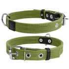 Ошейник для собак CoLLaR двойной, х/б тесьма со светоотражающей нитью
