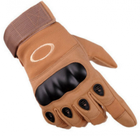 Тактичні рукавички Закриті з посиленим протектором OAKLEY M Koyot - зображення 1