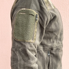 Кофта флисовая мужская тактическая с липучками под шевроны Bikatex Турция ВСУ (ЗСУ) Мультикам M 8100 хаки (SKU_4407671) - изображение 6