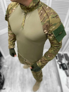 Мужской армейский костюм мультикам для ВСУ (ЗСУ) Tactical тактическая форма убакс и брюки Турция XL 7284 (SKU_4363151) - изображение 2
