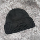 Балаклава-шапка тактическая вязанная Турция ВСУ (ЗСУ) 8680 черная (SKU_4427835) - изображение 4