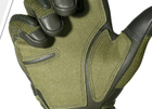 Перчатки тактические Primo Profi полнопалые, сенсорные, размер L - Army Green - изображение 6