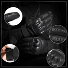 Перчатки тактические Primo Profi полнопалые, сенсорные, размер L - Black - изображение 3