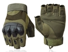 Перчатки тактические Primo Killork беспалые, размер L - Army Green - изображение 1