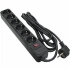 Сетевой фильтр питания Patron 3.0 m3*1mm2 (SP-1063) 6 розеток BLACK (EXT-PN-SP-1063) (154463)